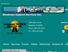 Tablet Screenshot of blindnesssupport.com